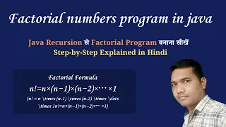 Java Recursion Factorial Program Factorial Using Recursion In Java