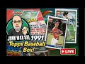 Thursday Night Junk Wax - 1991 Topps Baseball Box