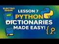 Lesson 7 Python Dictionaries in Python Explained Easily Key-Value Pairs for Beginners