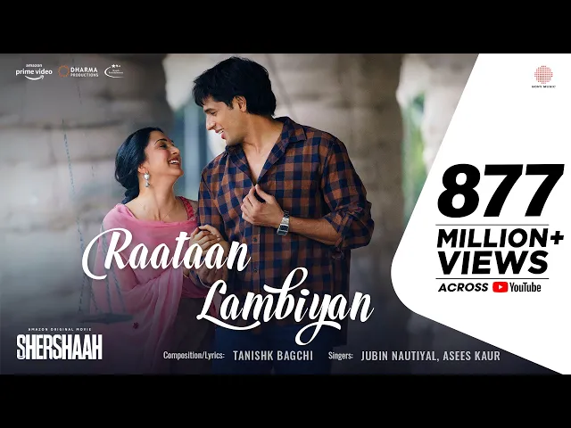 Raataan Lambiyan Lyrics (Hindi & English) - Shershaah