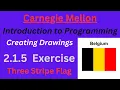 CM Intro to Programming Unit 2 Lesson 1 Exercise Three Stripe Flag