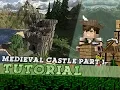 Minecraft Tutorial How To Build A Medieval - Part One