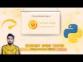 How To Do Internet Speed Test Using Python Python Internet Speed Test App With GUI Python Project