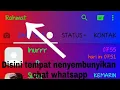 cara menyembunyikan chat whatsapp