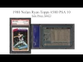 Top 5 Most Expensive Nolan Ryan Baseball Cards Sold on Ebay December 2016
