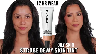 Download *new* MAC COSMETICS STROBE DEWY SKIN TINT REVIEW + 12HR WEAR TEST *oily skin* | MagdalineJanet MP3