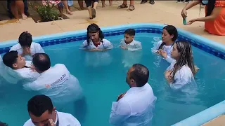 BATISMO NAS ÁGUAS ASSEMBLÉIA DE DEUS TEMPLO CENTRAL DE ARARIPE CE, 07/12/24