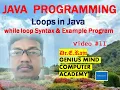 11 while loop in Java Sum of first N natural numbers Java Program by Dr E Raju