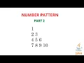 number pattern part 2 number pattern in java Part 2 Code eureka