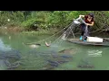 Download Lagu FULL VIDEO Traditional Fishing Skills - 150 Days Single Mother Catches Giant Fish Using Many Skills
