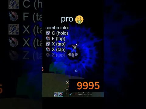 noob vs pro vs hacker magnet fruit combo  #roblox #bloxfruits