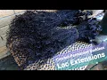 Permanent Boho Goddess Loc Extensions Handmade Crochet Method