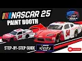 NASCAR 25 Paint Booth - 2020 Denny Hamlin SportClips Throwback Xfinity