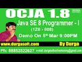 OCJA 1 8 Java SE 8 Programmer - I 1Z0