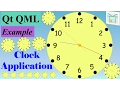 Qt QML Example 1 - Clock