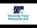 Viewing your Financial Aid