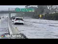 Unexpected flash floods in San Diego destroys homes roads