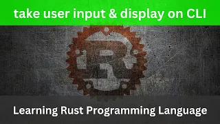 User input with trim parse and unwrap Rust Language