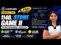 LeetCode 1140 Stone Game II Made EASY DP Explained in Tamil Java