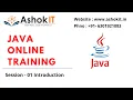 Core Java Session - 01 Ashok IT
