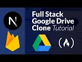Full Stack Next js Typescript Firebase Tutorial - Google Drive Clone