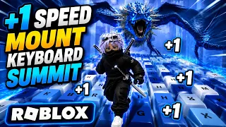 Yuta Berhasil Menamatkan Game +1 Speed Mount Keyboard Summit Roblox