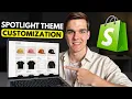 Shopify Spotlight Theme Customization 2025 How to Design Spotlight Theme Step-by-Step
