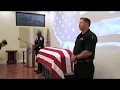 Bryan College Station Officers Hold Honor Guard Training at Callaway-Jones Funeral Center