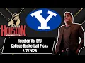College Basketball Pick - Houston vs BYU Prediction 2026 Best Bets Odds Betting Tips