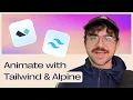 Animated sidebar with Tailwind and AlpineJS