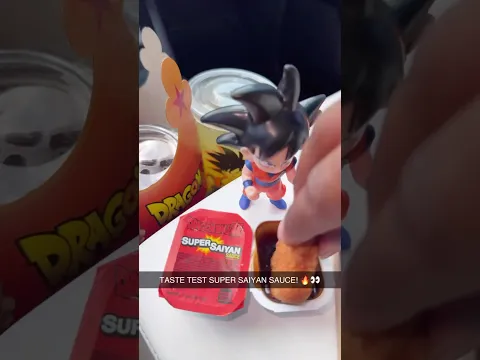 TRYING BURGER KING DRAGON BALL Z MEAL! 🔥👊😎 #dragonball #anime #fastfood
