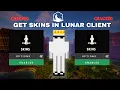 How to Get Skin In Cracked Lunar Client Lunar Qt