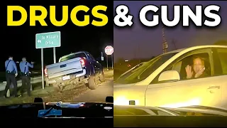 THREW METH OUT THE WINDOW! 115 MPH Crash & Parolee Hides Guns at Work