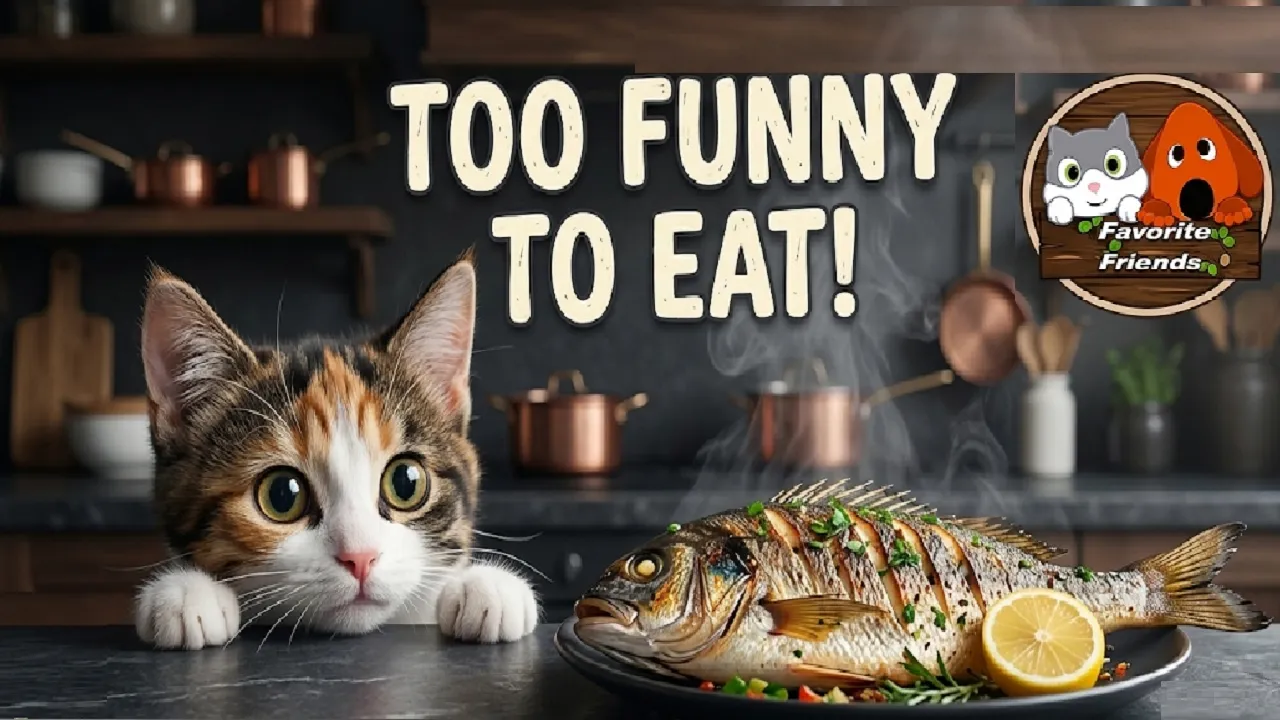 TOO FUNNY TO EAT❤️🐾