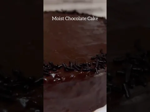Super Moist Chocolate Cake 🍫 Soft & Fluffy | Easy Cake Recipe #shorts