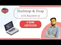 Quadruplet Sum II HashMap and Heap Leetcode 454 4sum ii Solution