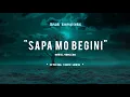 Download Lagu Mario Yamlean - SAPA MO BEGINI (Official Lyric Video)