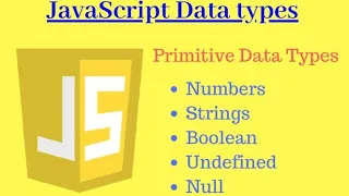 Data Type in Javascript Primitive Data Type Javascript tutorial Web Development Course