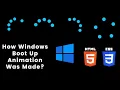 Design Windows Boot Up Animation Using HTML and CSS Code Beauty