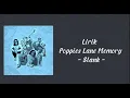 Lirik poppies lane memory - Slank