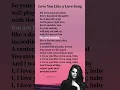 Love You Like a Love Song lyrics - Selena Gomez #lyrics #song