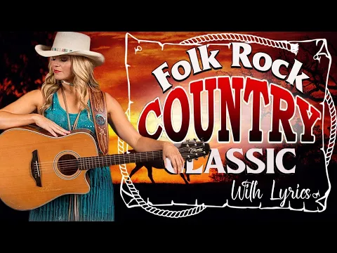 Top 70s 80s 90s Folk Rock Country Music Playlist With Lyrics - Kenny Rogers, Elton John, Bee Gees