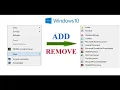 How to Add or Remove items from the New Context menu in Windows 10