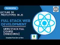 Lecture 36 Mastering Full Stack Web Development Object Prototypes in JavaScript 2025