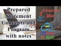 Advance Java in Hindi Prepared Statement in JDBC in Hindi