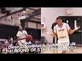 Dwon Odom Has A DUNK FEST In 1st ROUND OF STATE PLAYOFFS FULL GAME HIGHLIGHTS