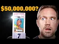 THE MOST EXPENSIVE CARD IN THE WORLD 50 000 000