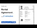 How to create a rental agreement in just 2 mins Starting at just 150 -