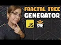 Generate Endless Fractal Trees with this function Easy JavaScript Tutorial