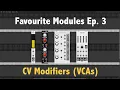 VCV Rack Favourite Modules Ep 3 CV Modifiers VCV VCA and MIX Befaco Dual Atenuverter MI Blinds